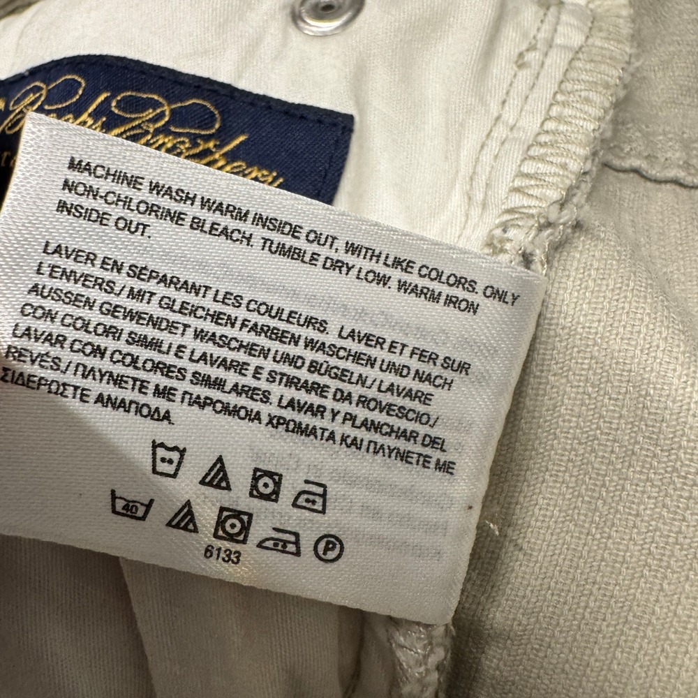 Brooks Brothers Corduroy Pants‎ Mens 32x30 ACTUAL Straight Leg Beige Trousers - Picture 6 of 9